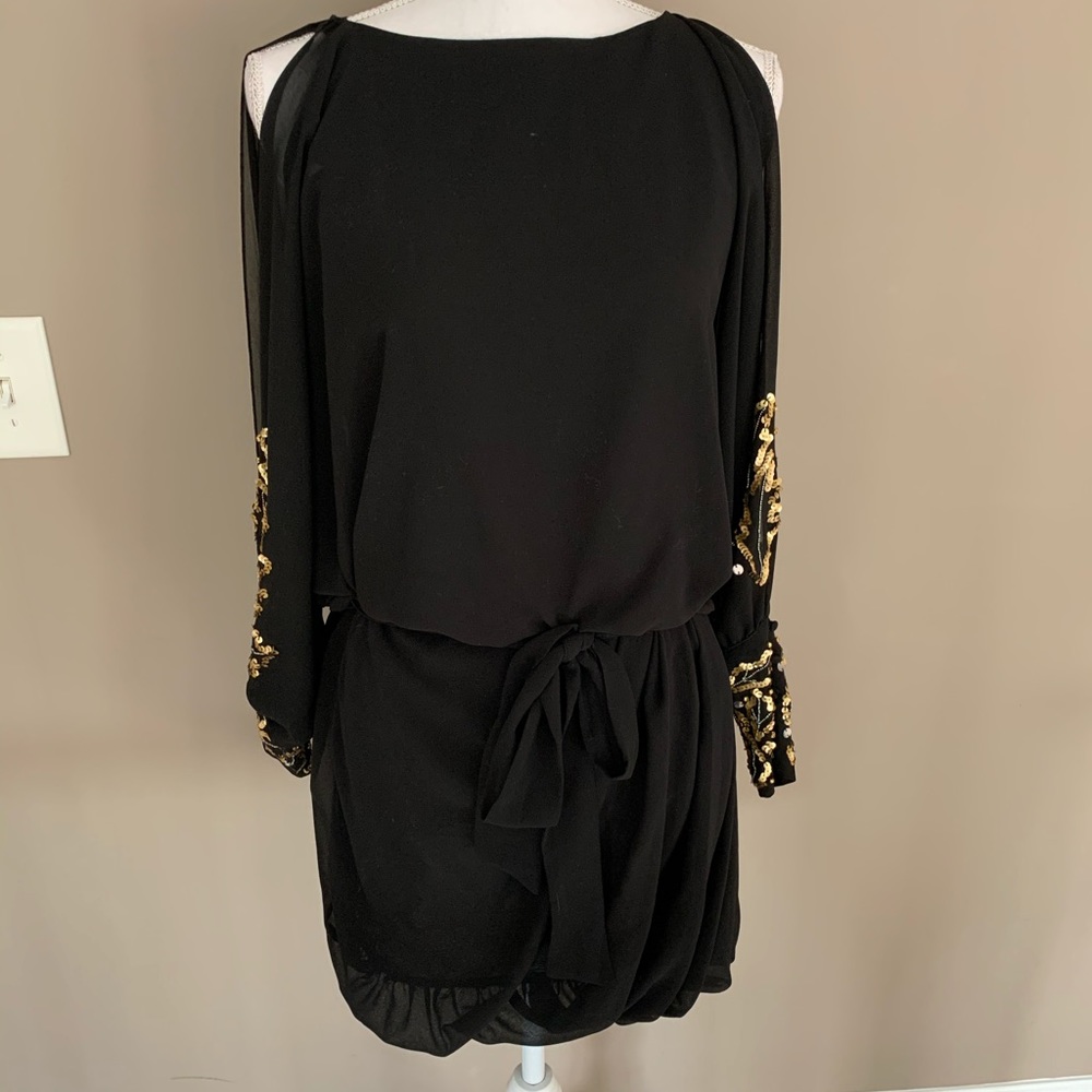 Open Shoulder Semi Formal Dress